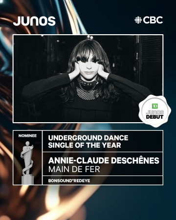 Annie-Claude Deschênes en nominations aux Junos!